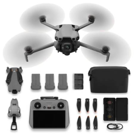 DJI Mini 5 Pro Fly More Combo (DJI RC 2) - dron, 4K/60FPS, 50MP, ActiveTrack 360°, zasięg 10 km, akcesoria - zawartość z